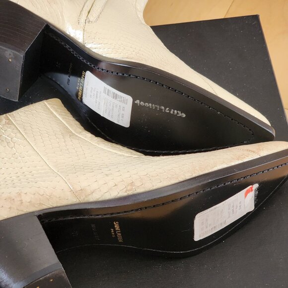 Saint Laurent Python Boots Sz 39 - Picture 3 of 9